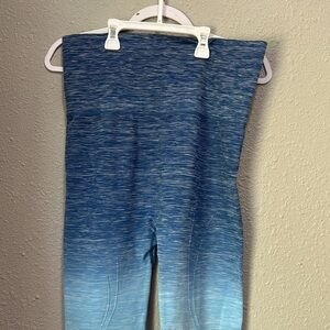Yelete Heathered Blue leggings - XL